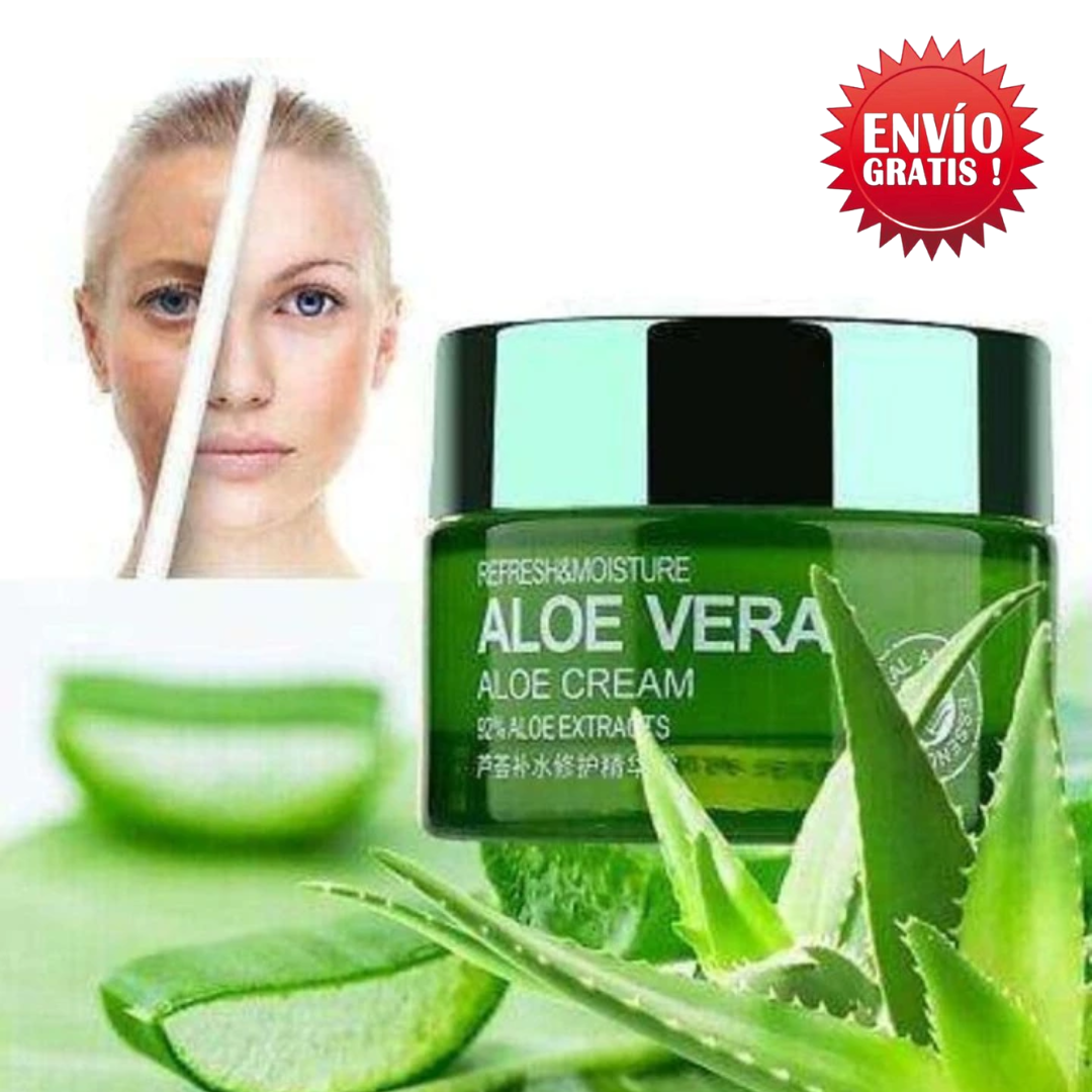 Crema Hidratante De Aloe Vera X2